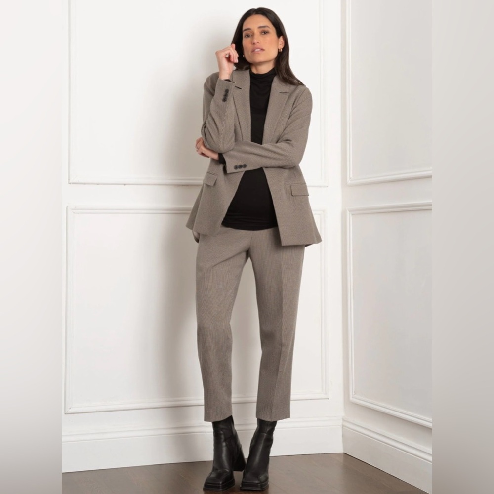 Seraphine Houndstooth Maternity Pants, NWT